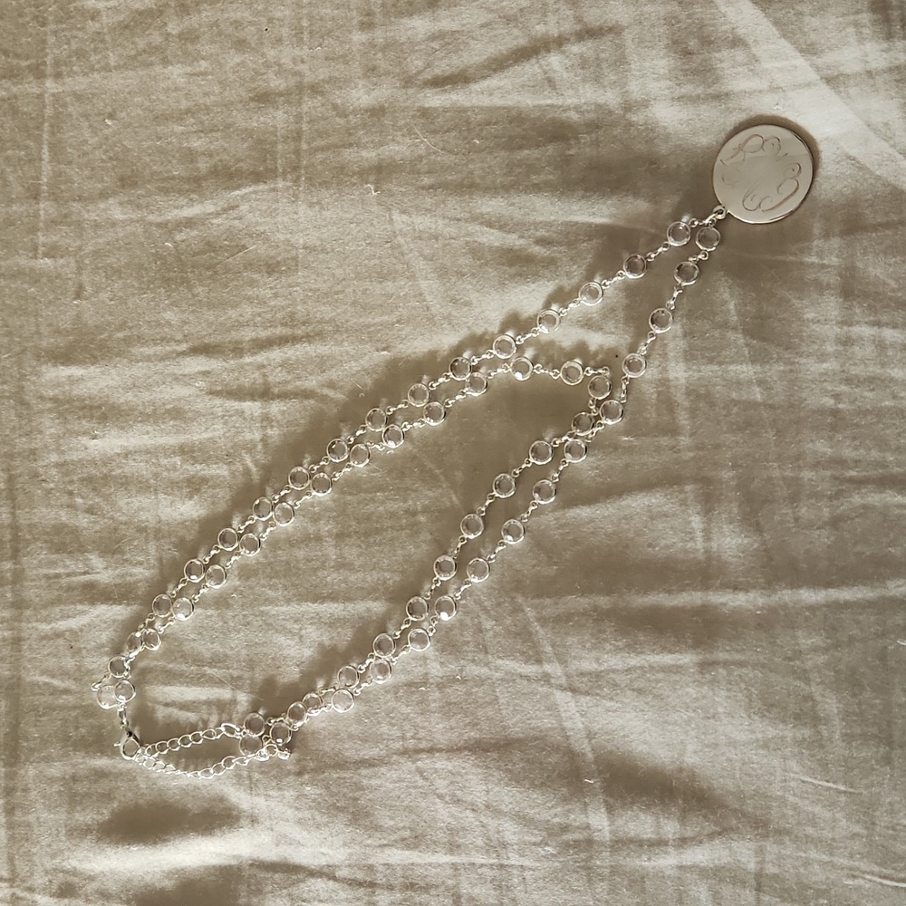 cMj monogrammed necklace